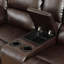 Canapé modulaire en cuir 2 pièces Ilsedore
