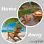 Chaise Adirondack pliante en bois massif -87326887