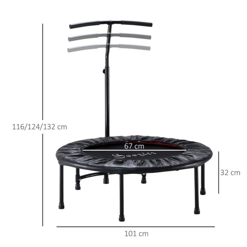 EvoNet 101cm Round Fitness Trampoline