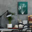«Xray Flowers Green» par GraphINC - impression sans cadre-1666918307