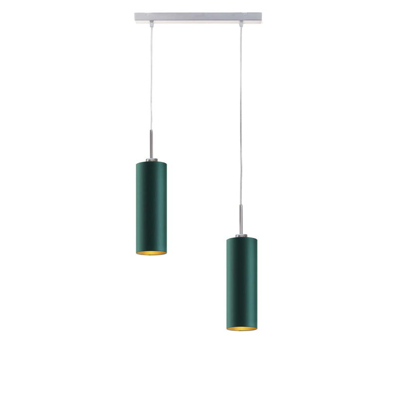 Toms 2 - Light Kitchen Island Pendant, Green/Grey