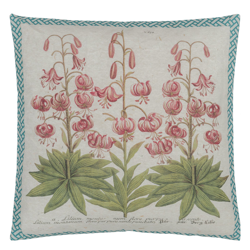 Crown Lily Canvas Decorative Pillow