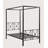 Black Finish Twin Platform Bed Canopy Metal Frame Modern Traditional 1pc,Platfrom Bed,Bed Frame -32735734
