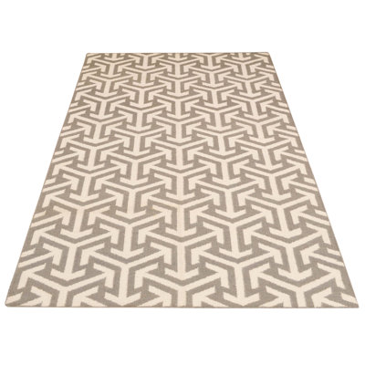 Geometric Hand Woven Area Rug
