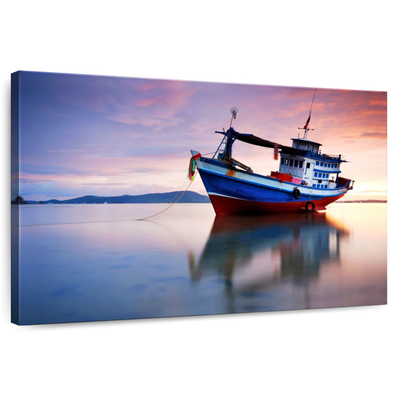 Bateau de pêche Mehar Thailande, H 20 po x l 30 po