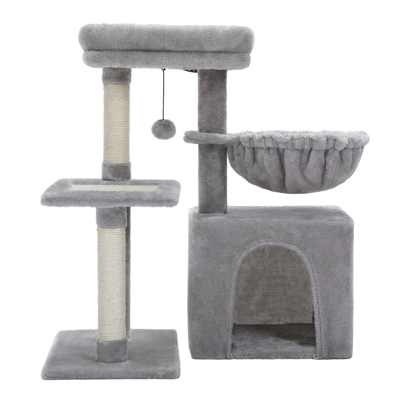 Tour pour chat 28,5 po de hauteur, Gris