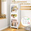 Ensemble de 3 paniers de rangement empilables
