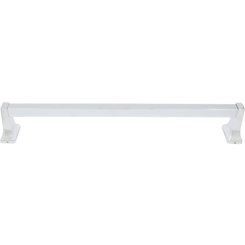 Barre à serviettes murale Lakewood, Chrome brillant, 2.2" H x 30.5" W x 2.45" D