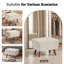 Repose-pieds rembourré moderne Kaya de 24 po-95622469