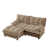 Chenille café clair