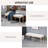HOMCOM 46" End Of Bed Bench, Upholstered Bedroom Bench-141381070