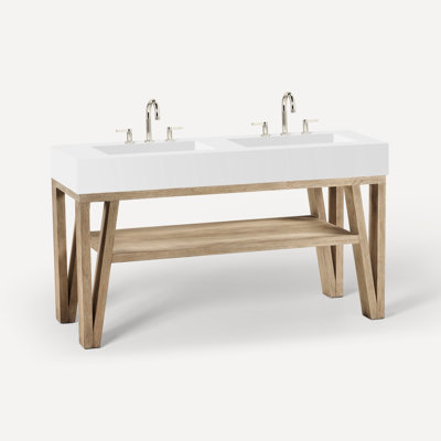 Bodo 59.63" Double Bathroom Vanity Set