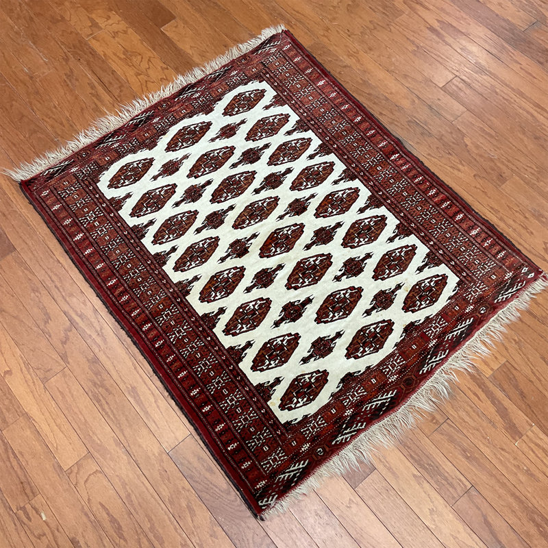  Handmade Turkoman Wool Rug