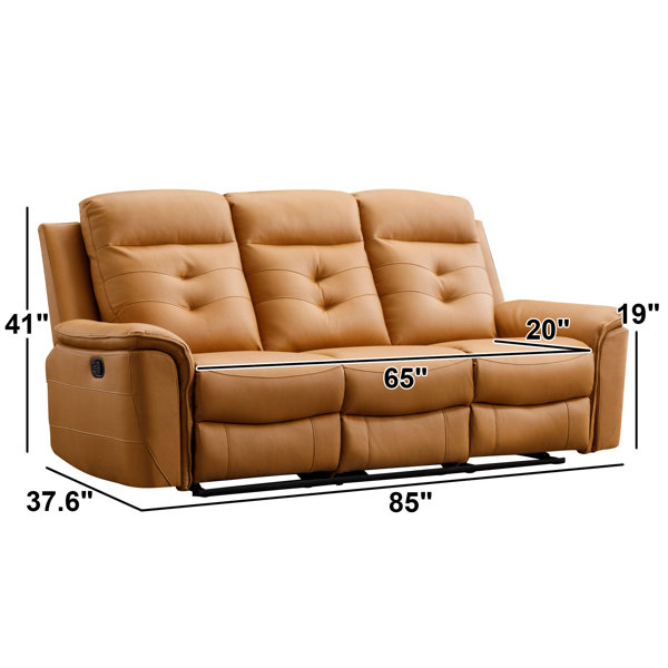 Urban Leather Sofa (73–85)