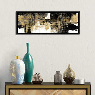 «Amplified Gold on Black» par Alex Wise, reproduction d'art sur toile