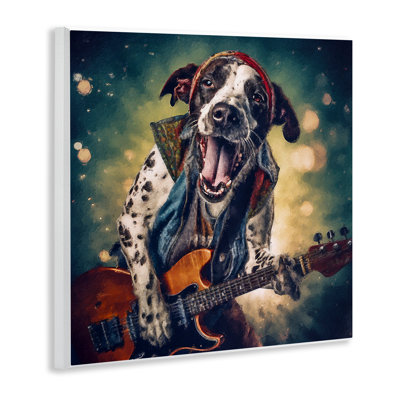 «Musician Dog Singing Wall Art» par Sean Parnell
