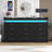 12 Drawer 70.08" W Dresser With Charging Station And LED Light Strip-605984265