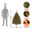 The Holiday Aisle® Dunhill Fir Tree with Multicolor Lights-1361770292