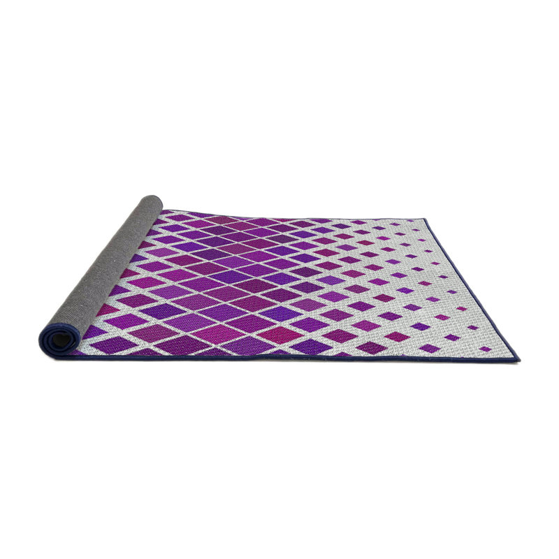 Tapis mauve Power Loom, Rond 3 pi