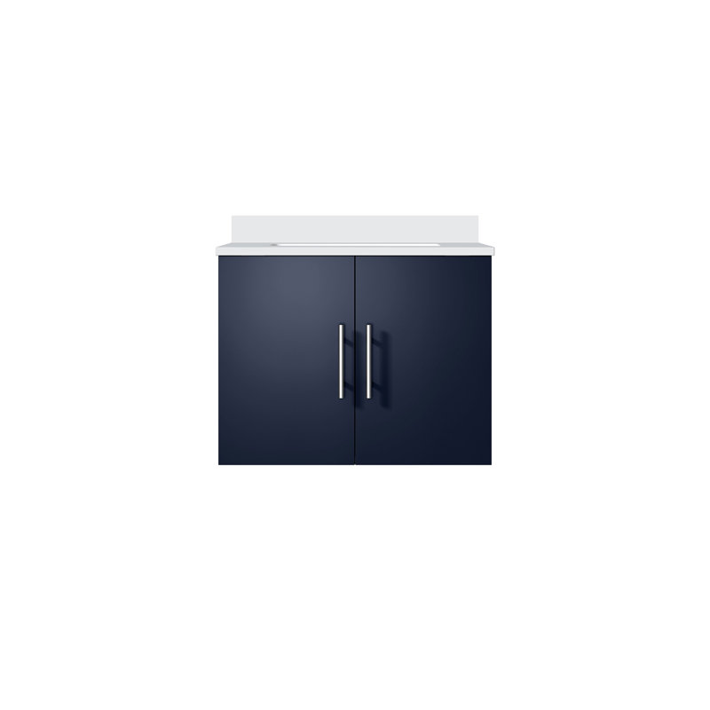 Meuble-lavabo compact avec plateau en marbre de culture, Marine