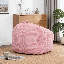 Fauteuil à billes en velours côtelé compressé - Très grand fauteuil pour adulte avec bourre-1020122666