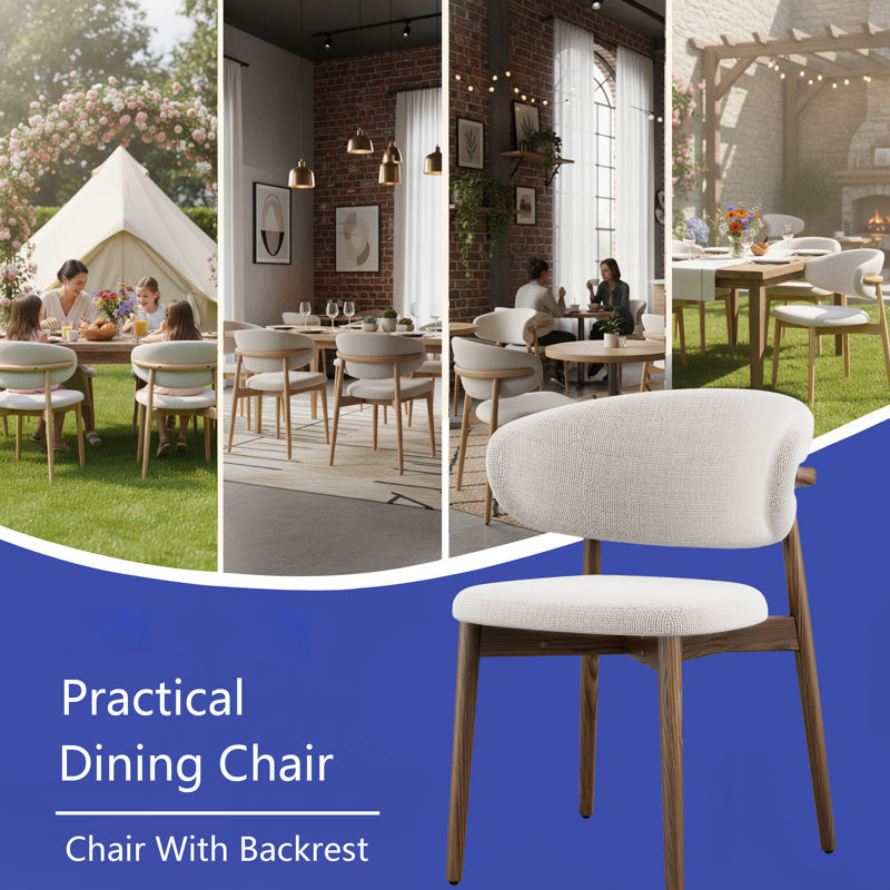 Ensemble de 2 chaises de salle à manger Modern Modern