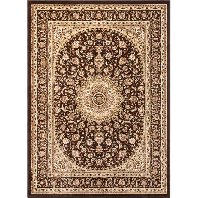 Tapis de zone brune oriental Colindale, Rectangle 2 pi 3 po x 3 pi 11 po