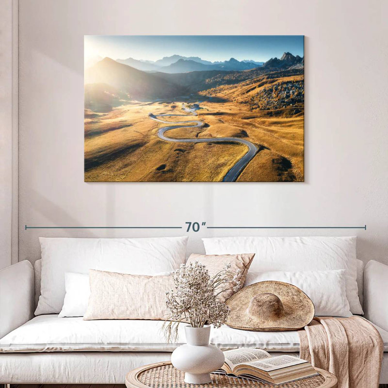 Winding Valley Road, 30" H x 45" W