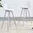 Modern Transparent Bar Stool with Upholstered Seat and Metal Legs-1957520443