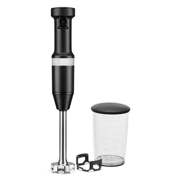 Dash Chef Series Deluxe Immersion Hand Blender, 5 Speed Stick Blender with  Stainless Steel Blades, Dough Hooks, Food Processor, Grate, Mash, Slice