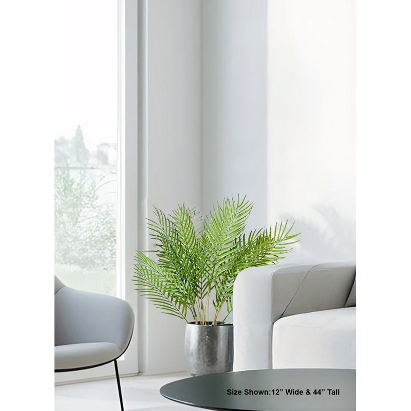  Faux jet de palmier tropical, 30 po de long, paquet de 12