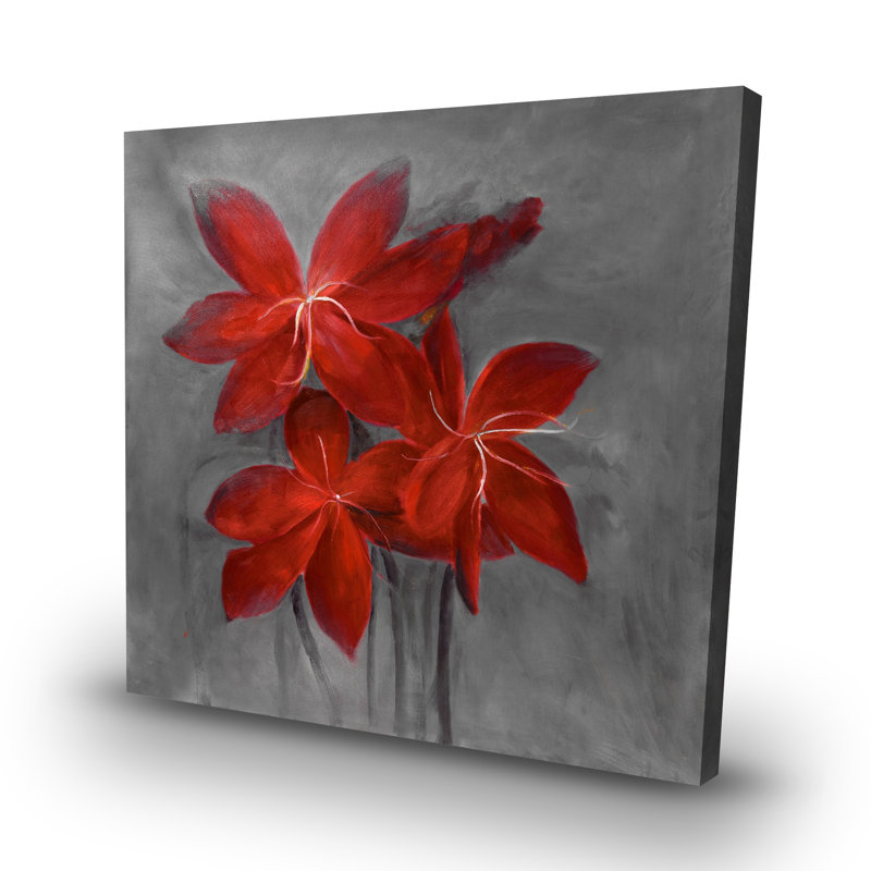 Asiatic lily - 32"x32" art on canvas