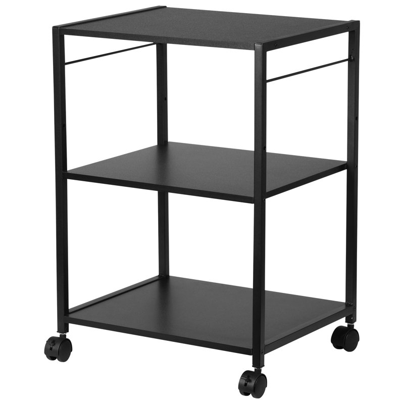23.6'' H x 16.5'' W Printer Stand with Wheels