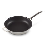 Le Creuset Classic Stainless Steel Round Nonstick Frying Pan, 12 In.