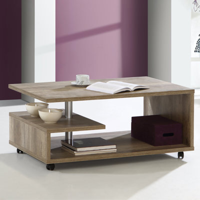 Bishan Wheel Coffee Table with Storage