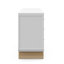 Santorini 5-In-1 Convertible Crib, Santorini 6 Drawer Dresser, And Santa Monica Power Recliner-897367771