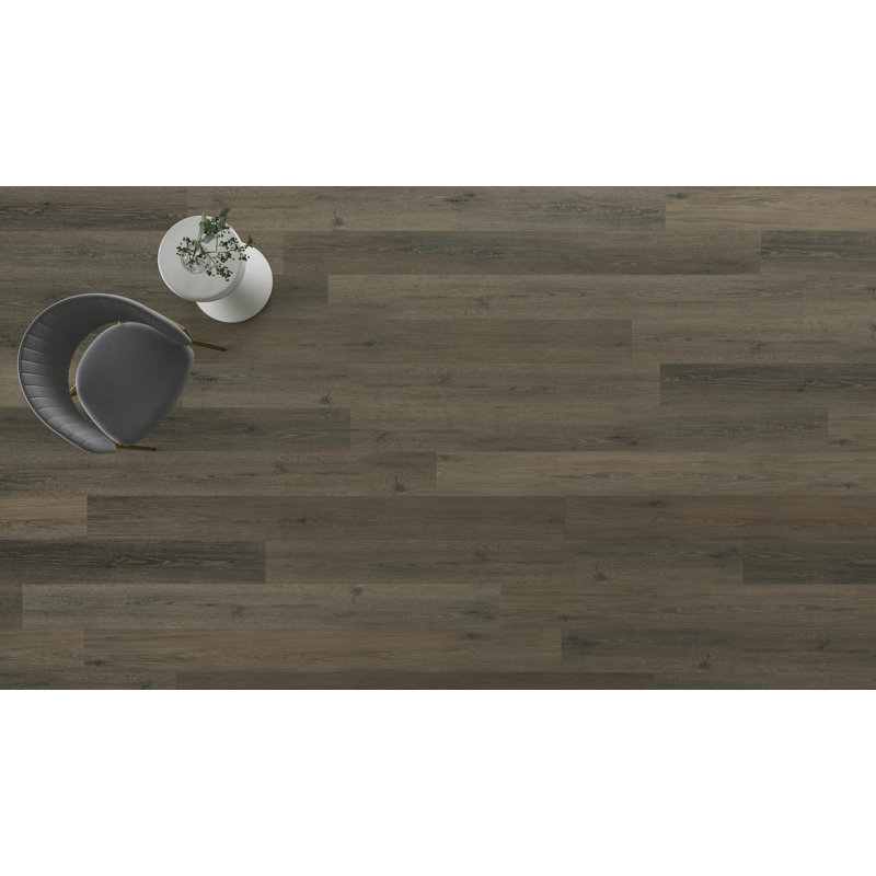 ADURA®Flex with Microban® Regency 7" x 48" x 2.5mm Oak Luxury Vinyl Plank, Aged Bronze