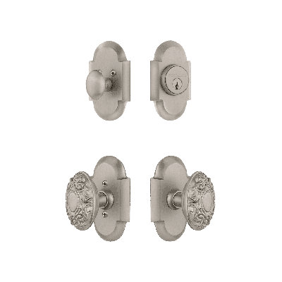 Nostalgic Warehouse Cottage Entry Set with Victorian Knob