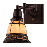 Rustic Lodge 1 - Light Swing Arm