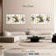 «Triangles Abstract Geometric», reproduction d'art sur toile-93060269