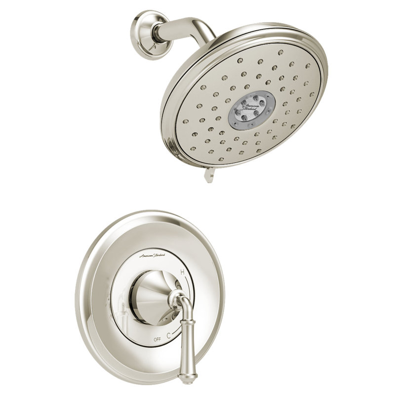Robinet de douche Delancey, Nickel poli