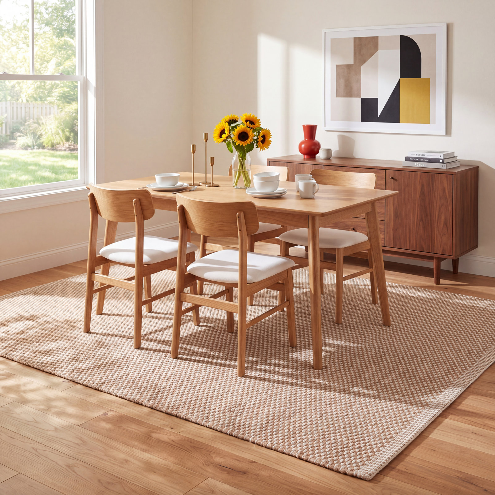 Pebble Natural Handwoven Performance Rug, Rectangle 8'6" x 11'6"