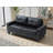 Ritter Modular Black Sofa Faux Leather-147430091