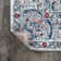 Lazo Modern Persian Vintage Light Gray/Red Rug