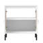 Vanity unit 62 cm Havant solid pine lacquered bathroom cabinet-175429950