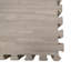 Samuel Alexander 8 Piece Grey Wood Effect EVA Foam Floor Protective Tiles / Mats 60x60cm Each Set For Gyms, Kitchens, Garages, Camping, Kids Play Matting, Flooring Mats Set Covers 2.88 sqm (31 sq ft)