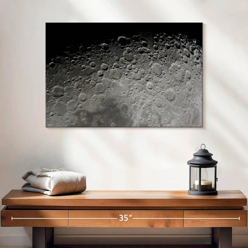 Oberle Moon Surface, 30" H x 45" W