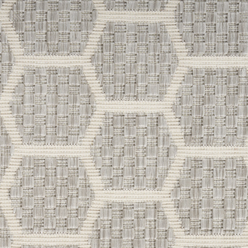 Tapis intérieur / extérieur géométrique Kowtko , Tapis de couloir 2 pi 2 po x 10 pi