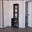Armoire à linge 1 porte Wenge-20310477