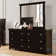 Commode double 6 tiroirs avec miroir Demeatrius